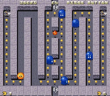 Hyper Pacman (bootleg) screen shot game playing